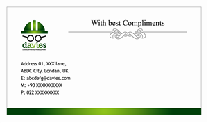 Stationery Design by Rflames for Davies Environmental Management Limited | Design: #2013535