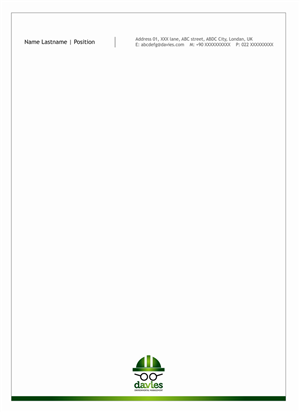 Stationery Design by Rflames for Davies Environmental Management Limited | Design: #2013552