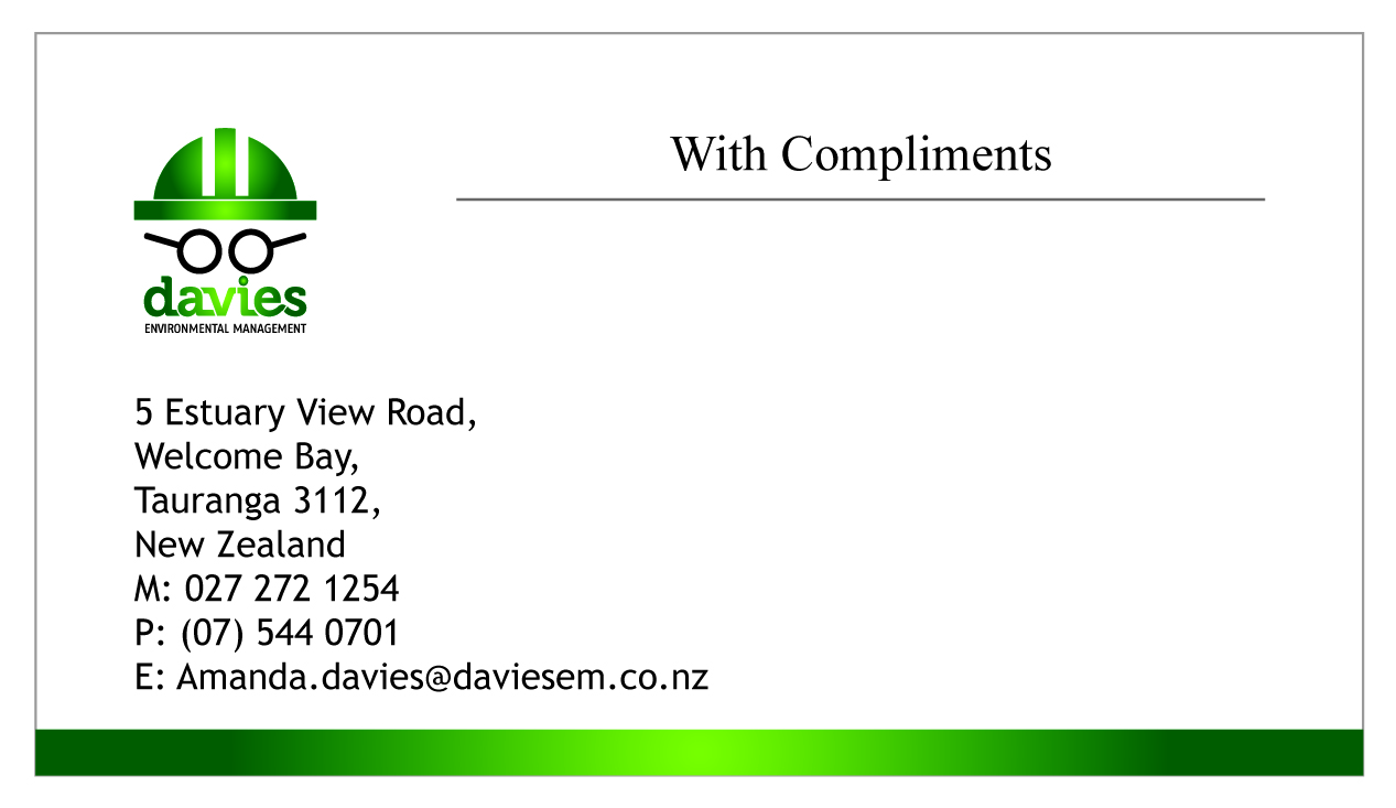 Stationery Design by Rflames for Davies Environmental Management Limited | Design #2029466