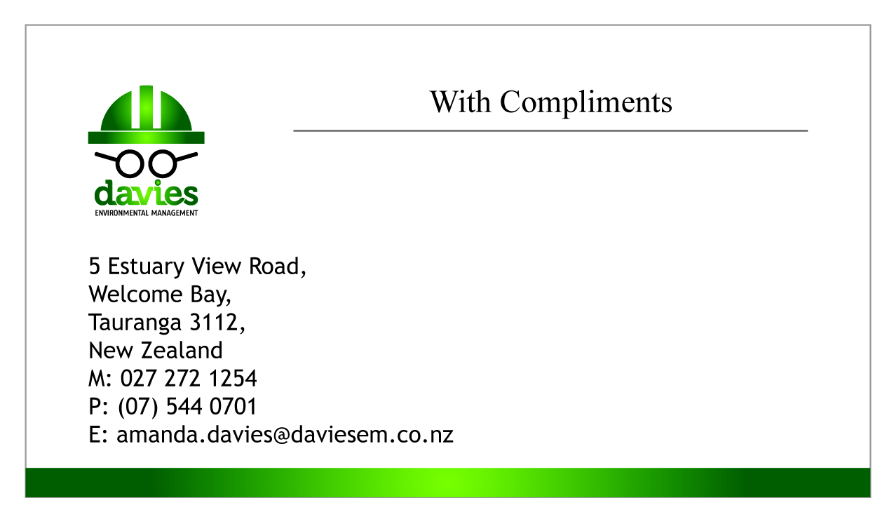 Stationery Design by Rflames for Davies Environmental Management Limited | Design #2035011