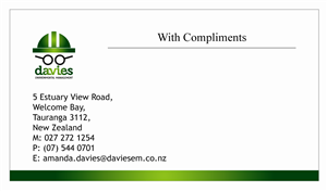 Diseño de Papelería por Rflames para Davies Environmental Management Limited | Diseño: #2035011