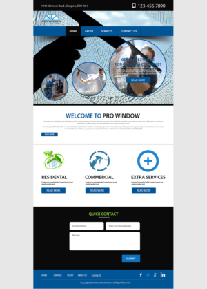 Web Design by primarydesigner2k9 for this project | Design #8215854