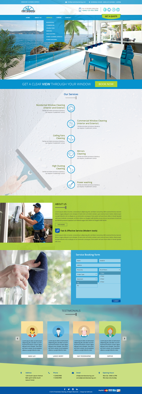 Web Design by Da Miracle for this project | Design #8152339