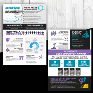 Flyer-Design von uk für Peoplebank | Design: #7990508