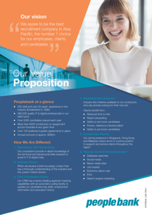 Recruitment company's value proposition that needs to POP | Flyer Design by DesignFive
