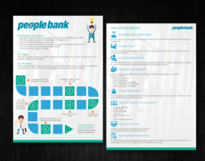 Flyer Design by MatijaC for Peoplebank | Design #7988416