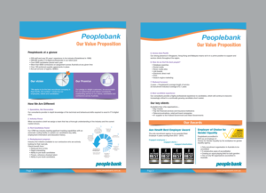 Flyer Design by Sunyo for Peoplebank | Design #7984587