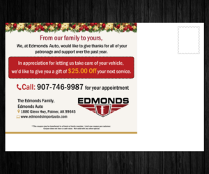 Postcard Design by CreativeTrick for Edmonds Auto | Design: #7982509