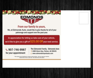 Postcard Design by CreativeTrick for Edmonds Auto | Design: #7982558