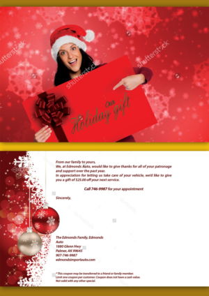 Postcard Design by leuchi for Edmonds Auto | Design: #7965316