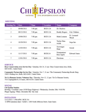 Chi Epsilon civil engineering orgnization activities flyer | Flyer Design by vinz