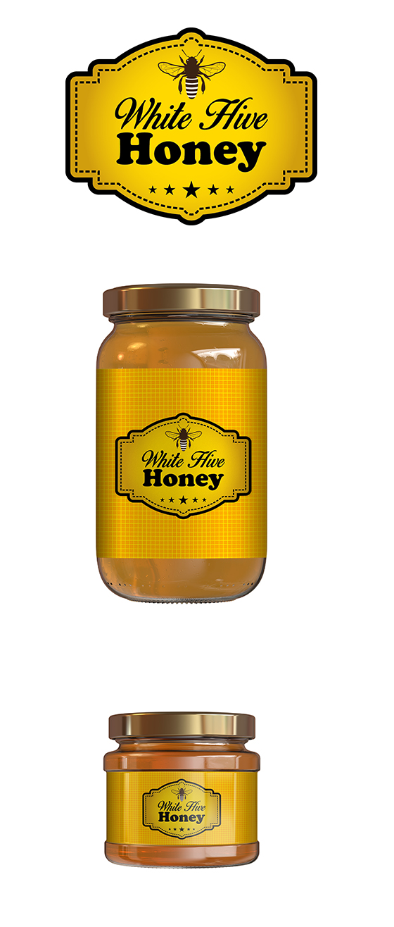 Logo Design by mecidesing for White Hive Honey | Design #8765678