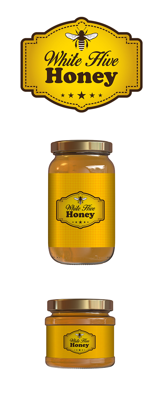 Logo Design by mecidesing for White Hive Honey | Design #8765807