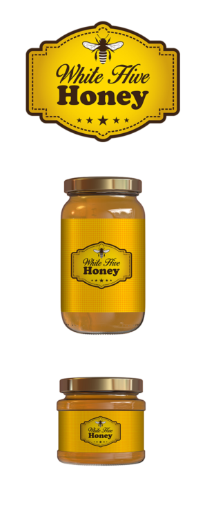 Logo Design by mecidesing for White Hive Honey | Design: #8765807