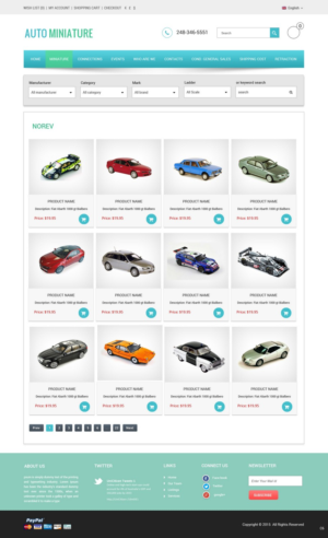 5 elegant web designs web design project for antidot