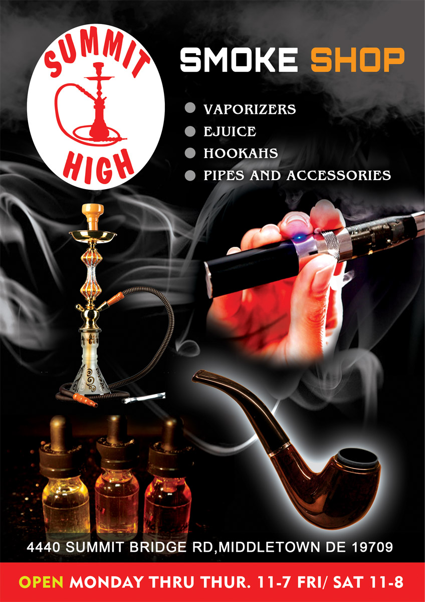 Flyer Design by Sandaruwan for SUMMIT HIGH SMOKE SHOP | Design #7977844