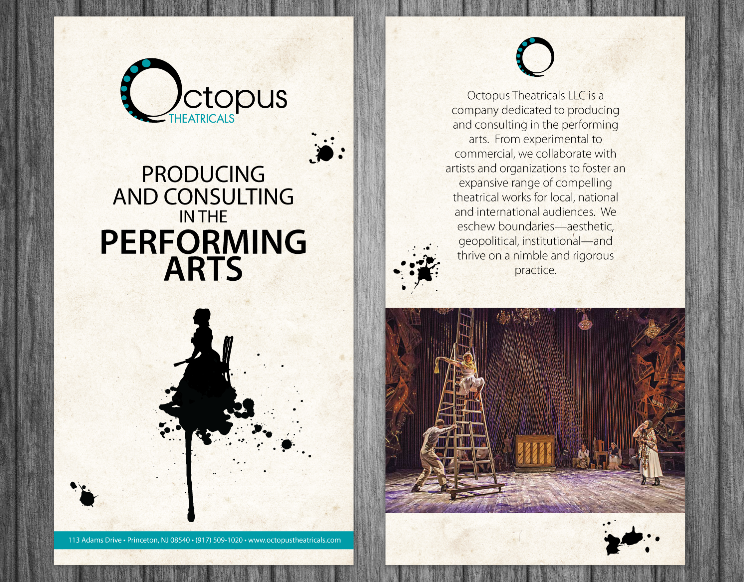 Brochure Design by Victor_pro for Octopus Theatricals | Design #8403851