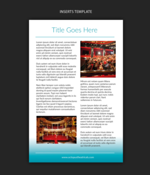 Diseño de Brochure por pivotaldesign.biz para Octopus Theatricals | Diseño: #8210700