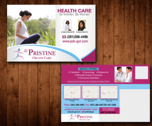 Postcard Design by Designers Hub for Pristine Ob-Gyn Care | Design: #8451234