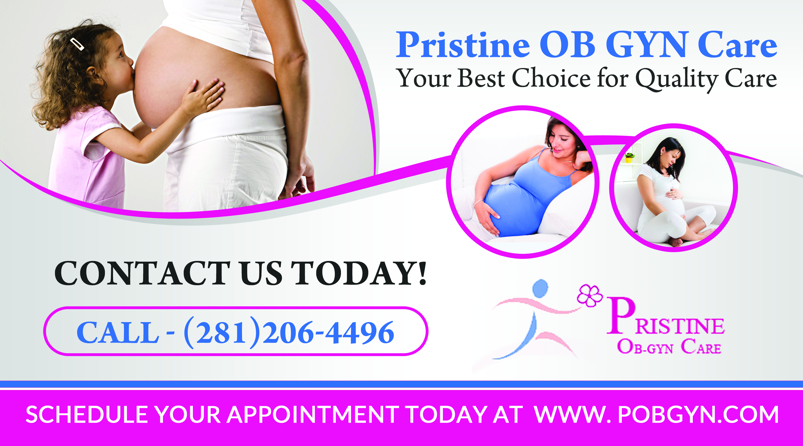 Postcard Design by debdesign for Pristine Ob-Gyn Care | Design #9192218