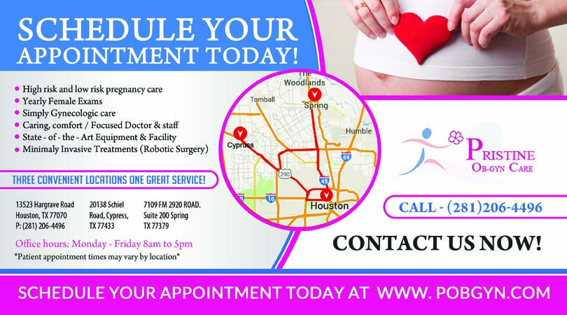 Diseño de Postal por debdesign para Pristine Ob-Gyn Care | Diseño #9192222