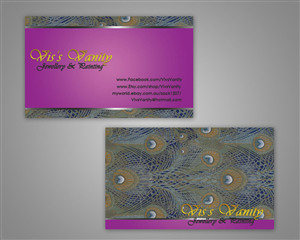 Visitenkarten-Design von farani für Viv's Vanity Jewellery & Paintings | Design #1969821