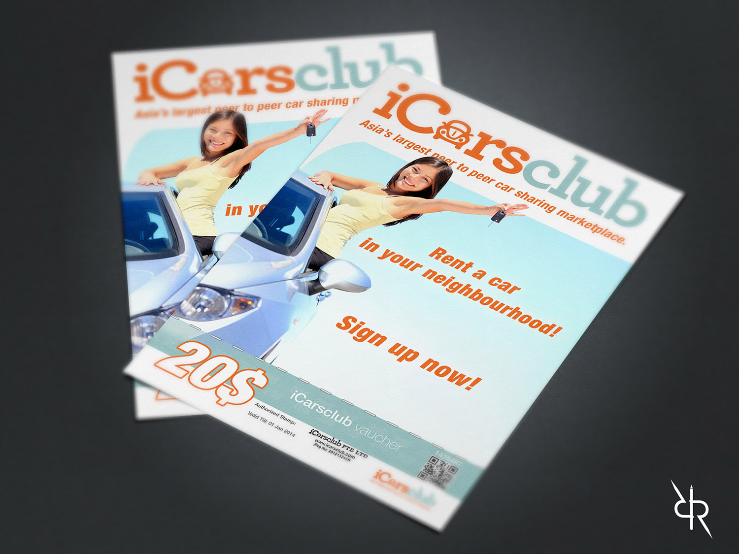 Design de Flyer par Robert R. pour iCarsclub Pte Ltd | Design #1963778