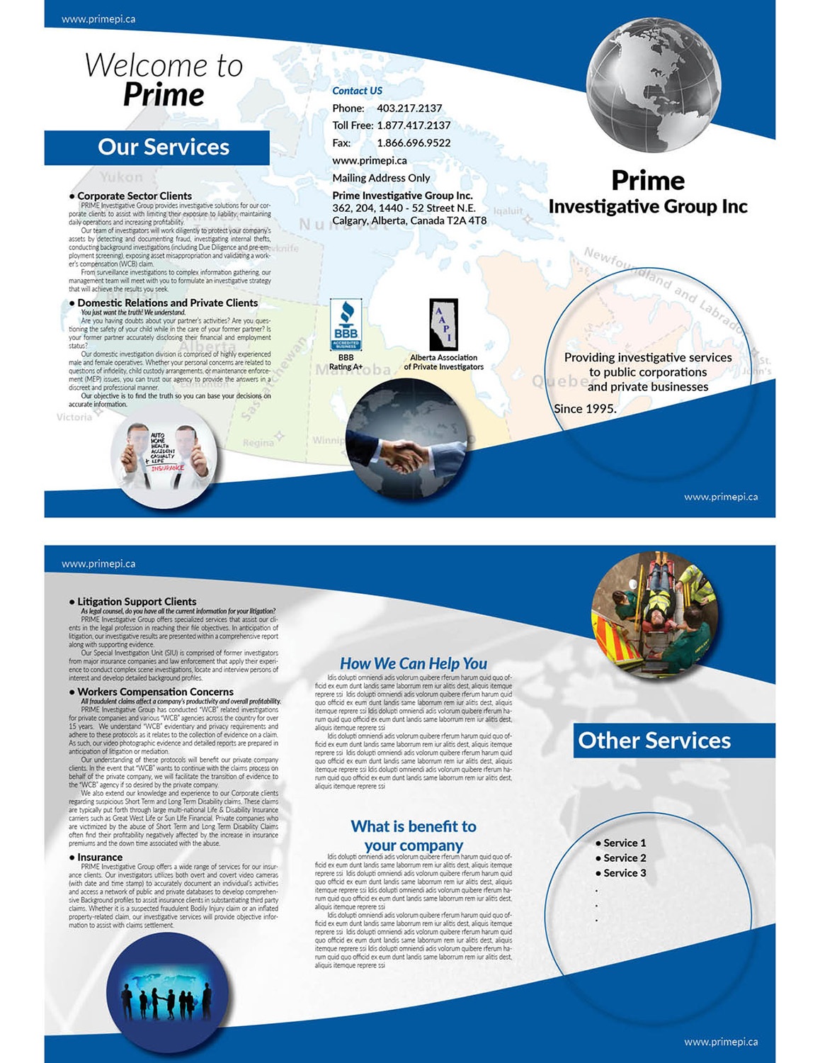 Flyer Design by stankovic001 for Prime Investigations Ltd | Design #8171279