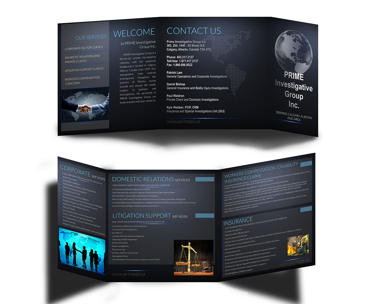 Flyer Design by elveneclipse for Prime Investigations Ltd | Design #8392502