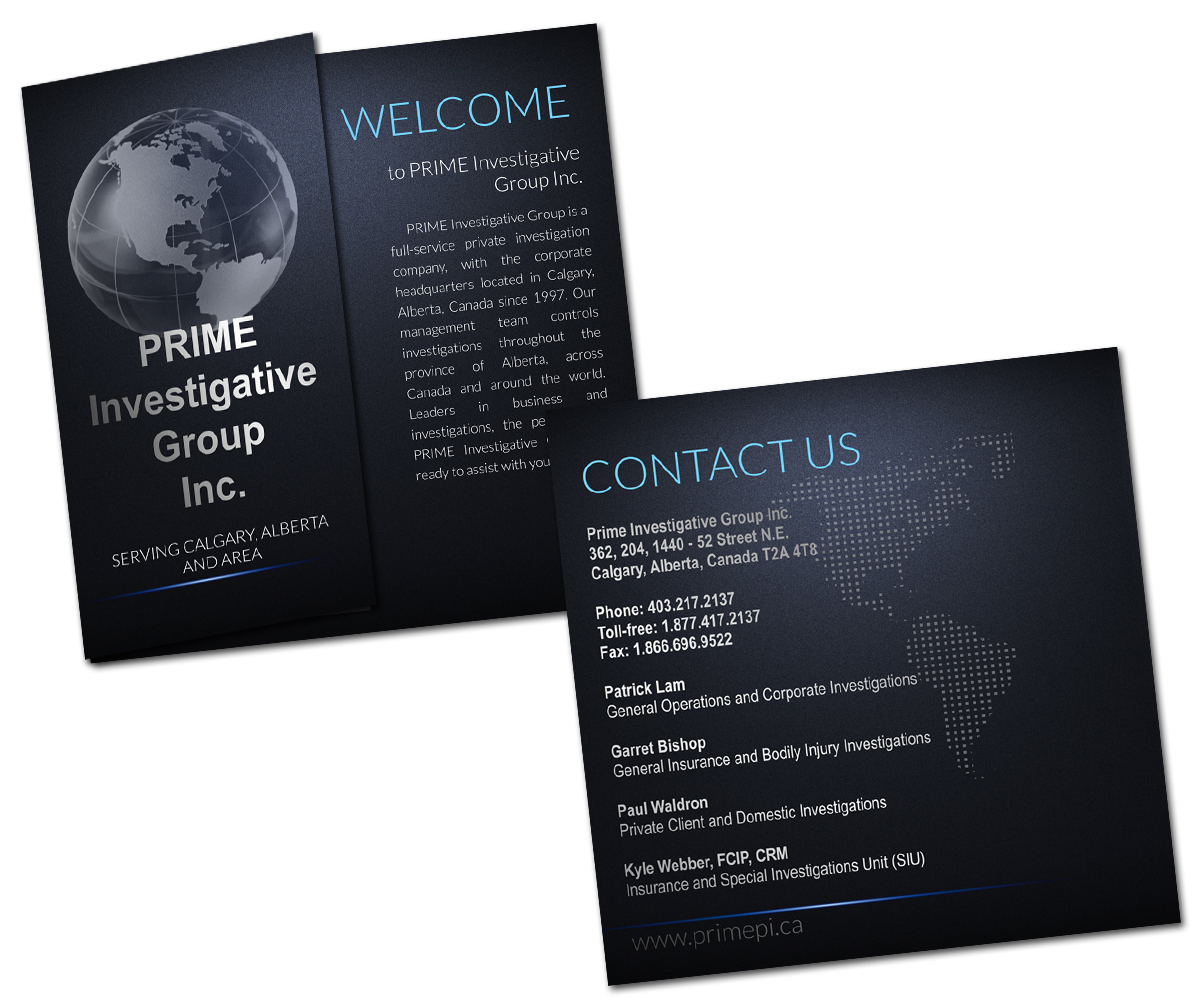 Design de Flyer par elveneclipse pour Prime Investigations Ltd | Design #8392503