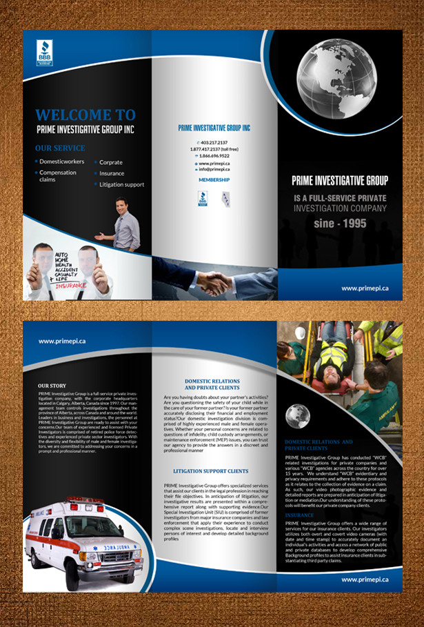 Flyer-Design von creative.bugs für Prime Investigations Ltd | Design #8159597
