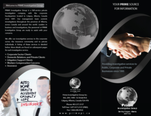 Design de Flyer par CreativeKlub pour Prime Investigations Ltd | Design : #8000244