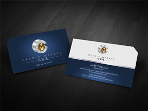 Visitenkarten-Design von diRtY.EMM für Credit Market Pty Ltd | Design: #2035302