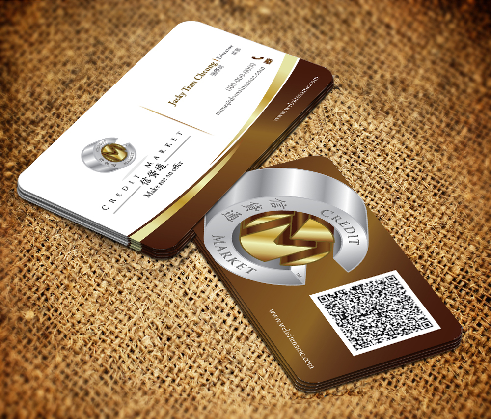 Design de Carte de Visite par Sarmishtha Chattopadhyay_loginchange pour Credit Market Pty Ltd | Design #2075357