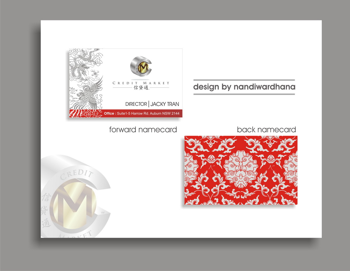 Business Card Design by nandiwardhana for Credit Market Pty Ltd | Design #2029979
