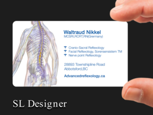 Diseño de Tarjeta de Presentación por SL Designer para Advanced Reflexology | Diseño: #7978363
