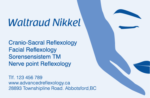 Visitenkarten-Design von Thomas James für Advanced Reflexology | Design #7992868