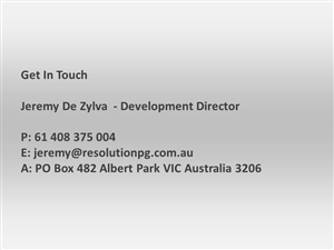 PowerPoint Design by sigitarrin for Resolution Property Group Pty Ltd  | Design: #1964730