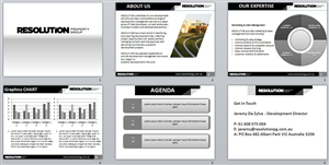 PowerPoint Design by sigitarrin for Resolution Property Group Pty Ltd  | Design: #1978018