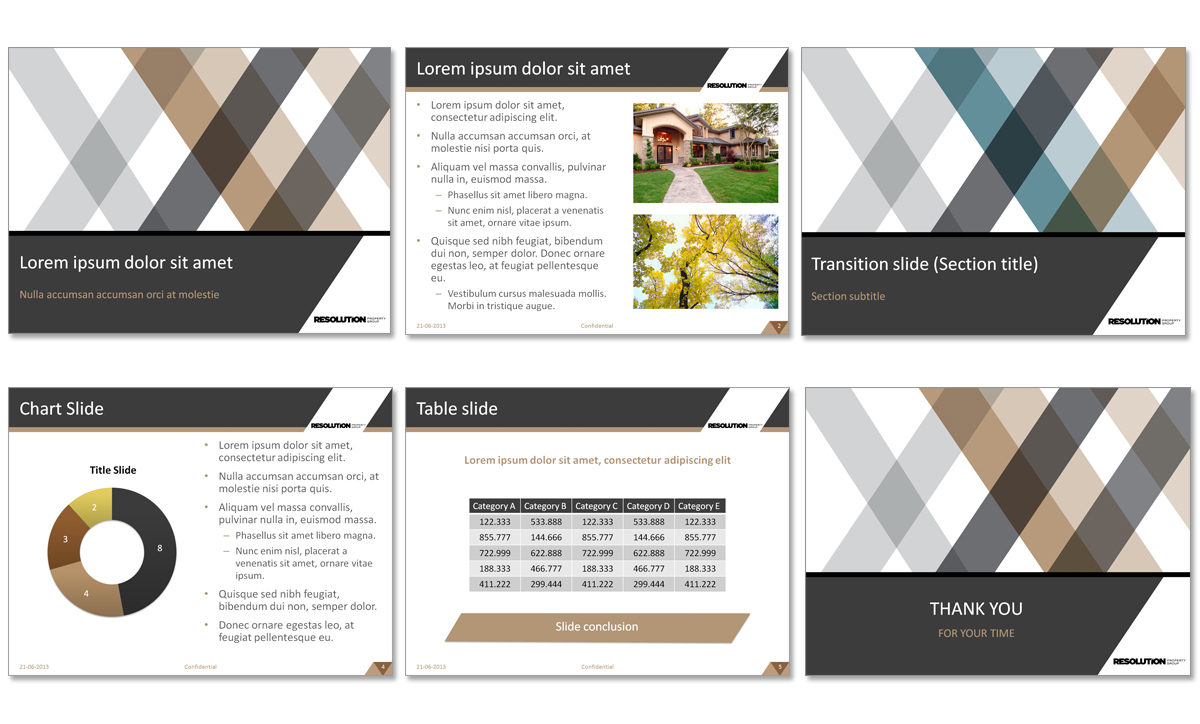 PowerPoint-Design von Carla T. für Resolution Property Group Pty Ltd  | Design #1983092