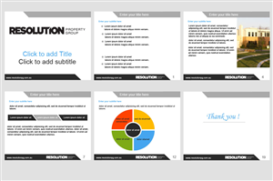 PowerPoint Design by Parul for Resolution Property Group Pty Ltd  | Design: #1964616