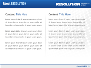 PowerPoint Design by Best Design Hub for Resolution Property Group Pty Ltd  | Design: #1995703