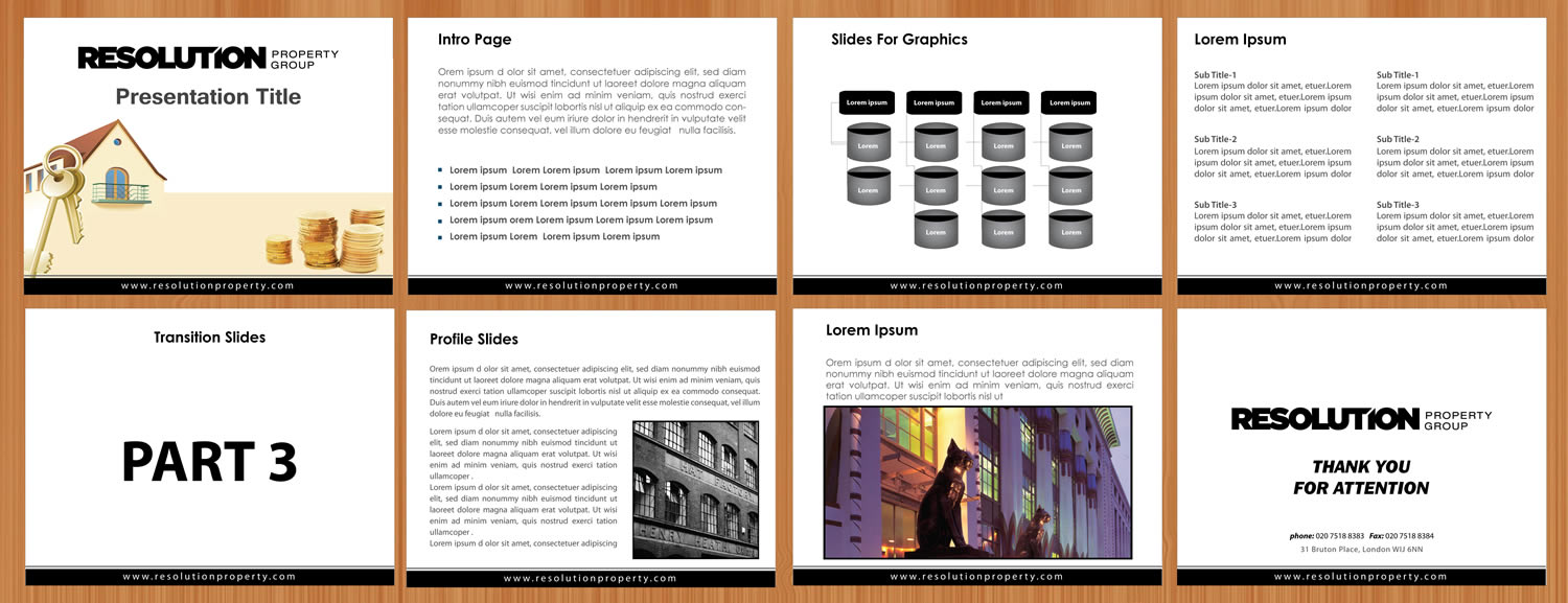 PowerPoint Design by Sbss for Resolution Property Group Pty Ltd  | Design #2020404