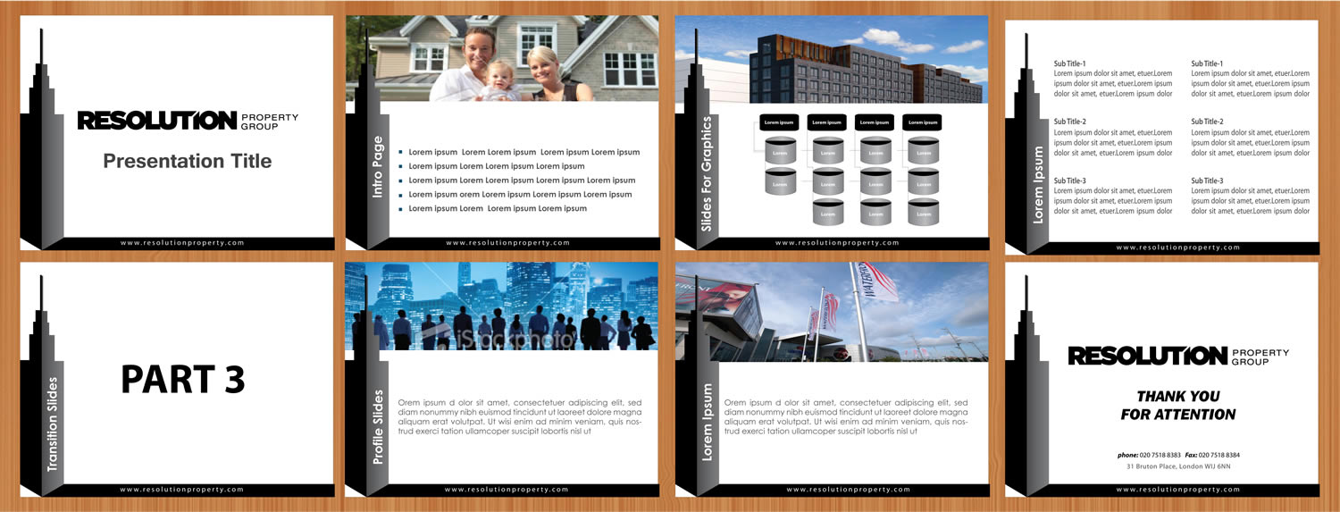 PowerPoint Design by Sbss for Resolution Property Group Pty Ltd  | Design #2020441