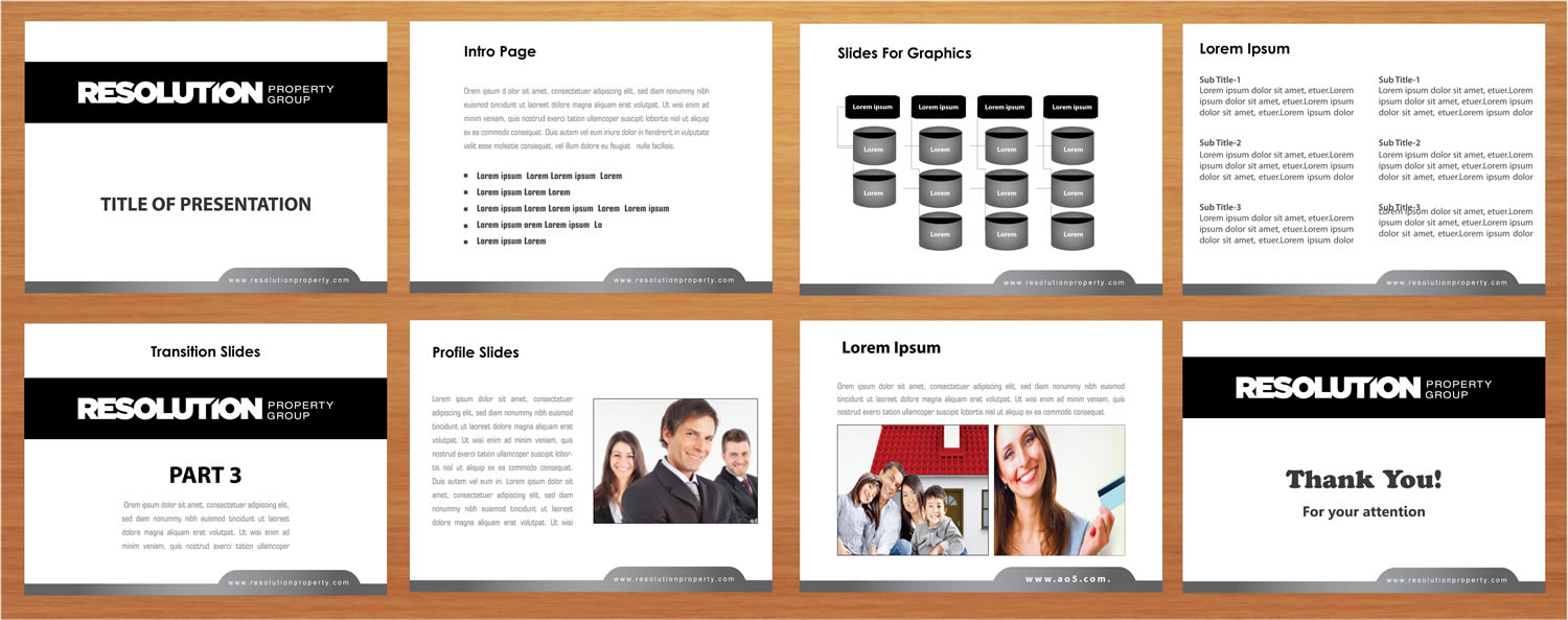 PowerPoint Design by Sbss for Resolution Property Group Pty Ltd  | Design #2020448