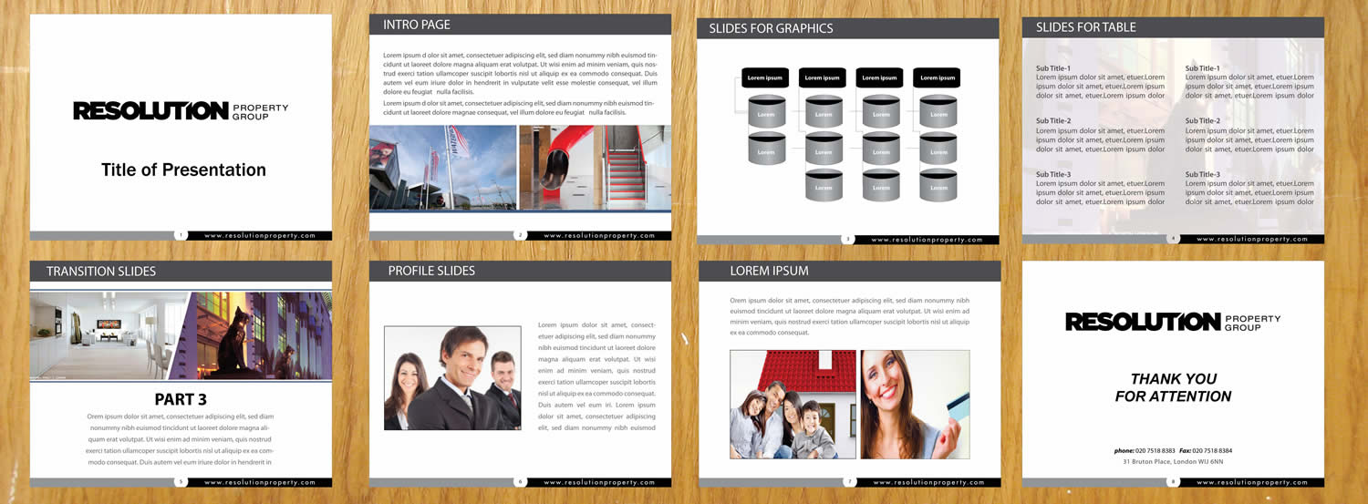 PowerPoint Design by Sbss for Resolution Property Group Pty Ltd  | Design #2020623