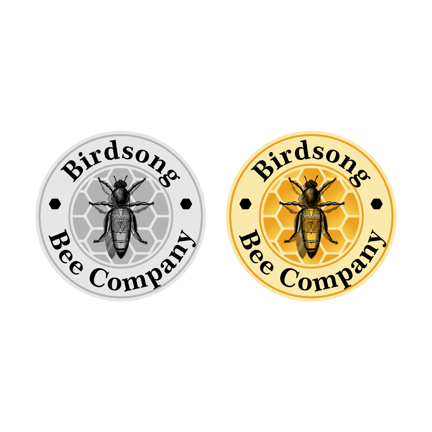 Logo Design by svedesign for Birdsong Bee Company, LLC | Design #8509115