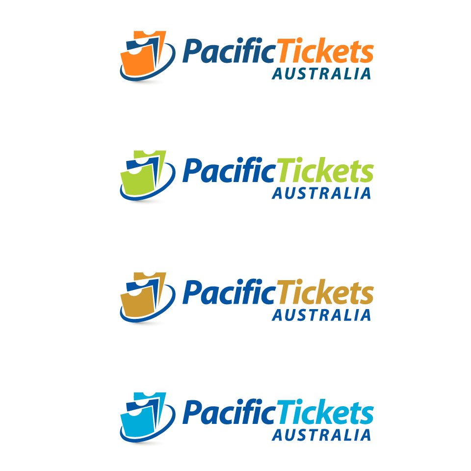 Logo Design by ddamian_dd for Pacific Tickets Pty. Ltd. | Design: #7965687