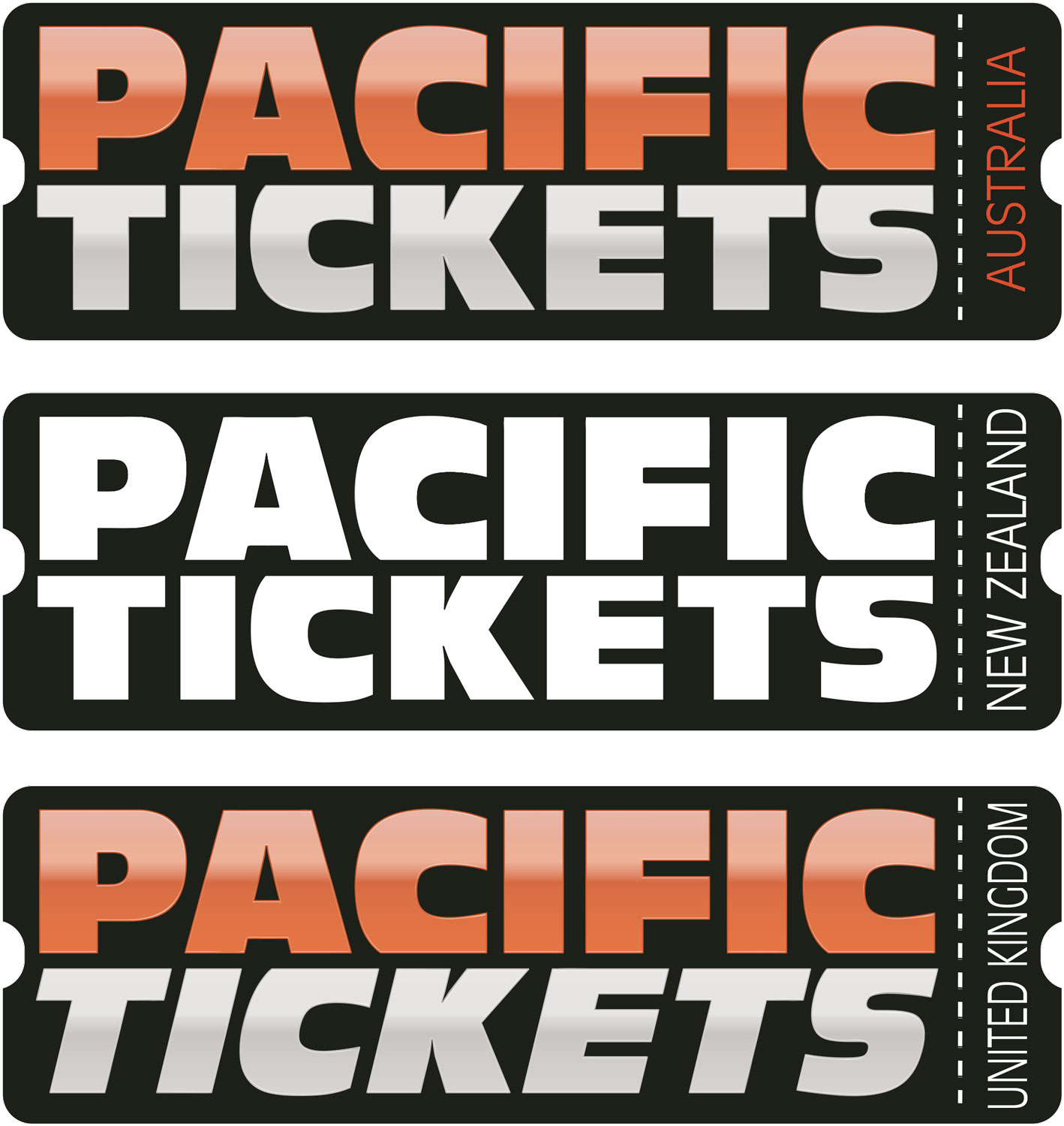 Logo Design by Lance Palmer for Pacific Tickets Pty. Ltd. | Design #7960987