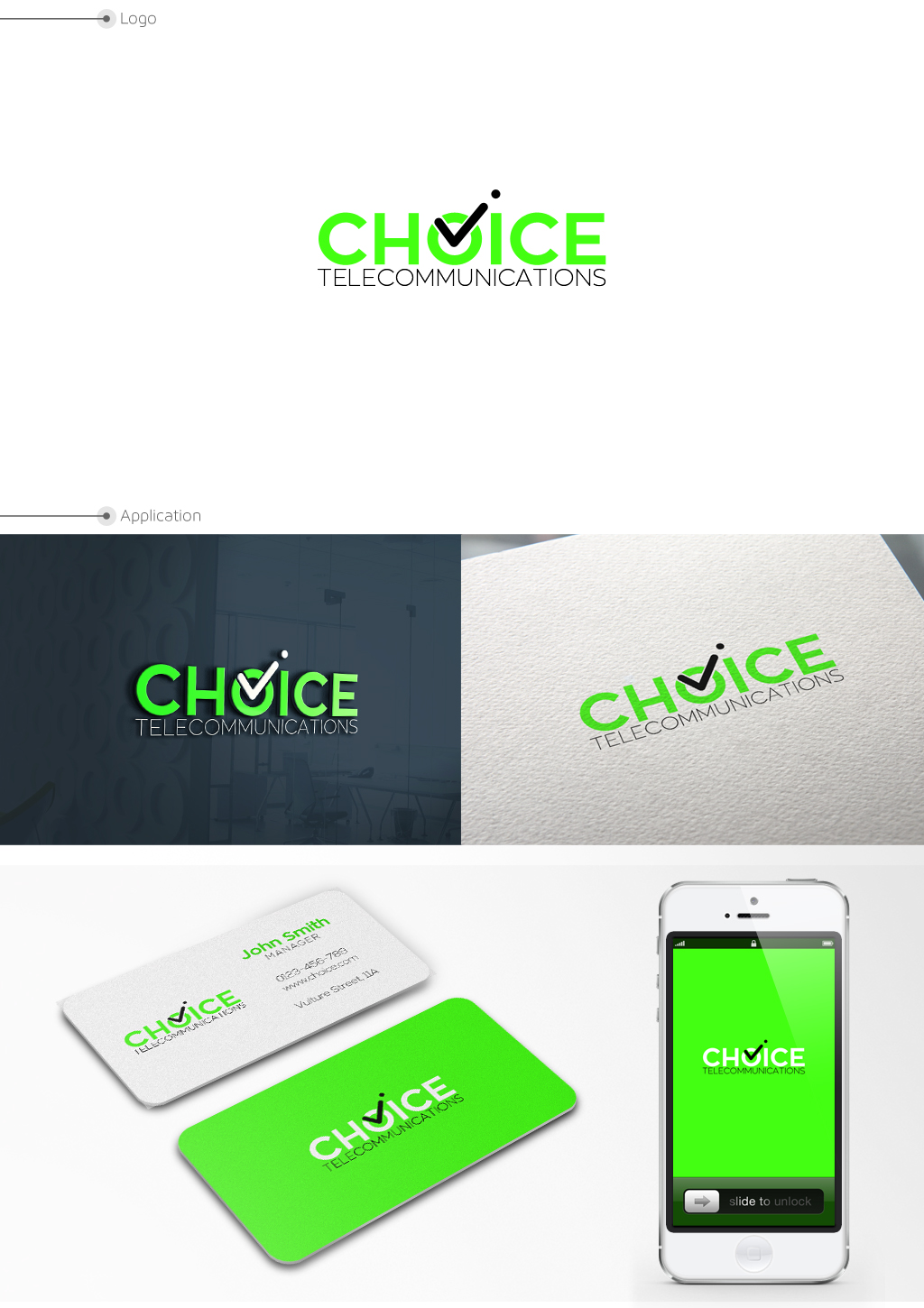 Logo Design by JohnM. for Choice Telecommunications | Design #7954364